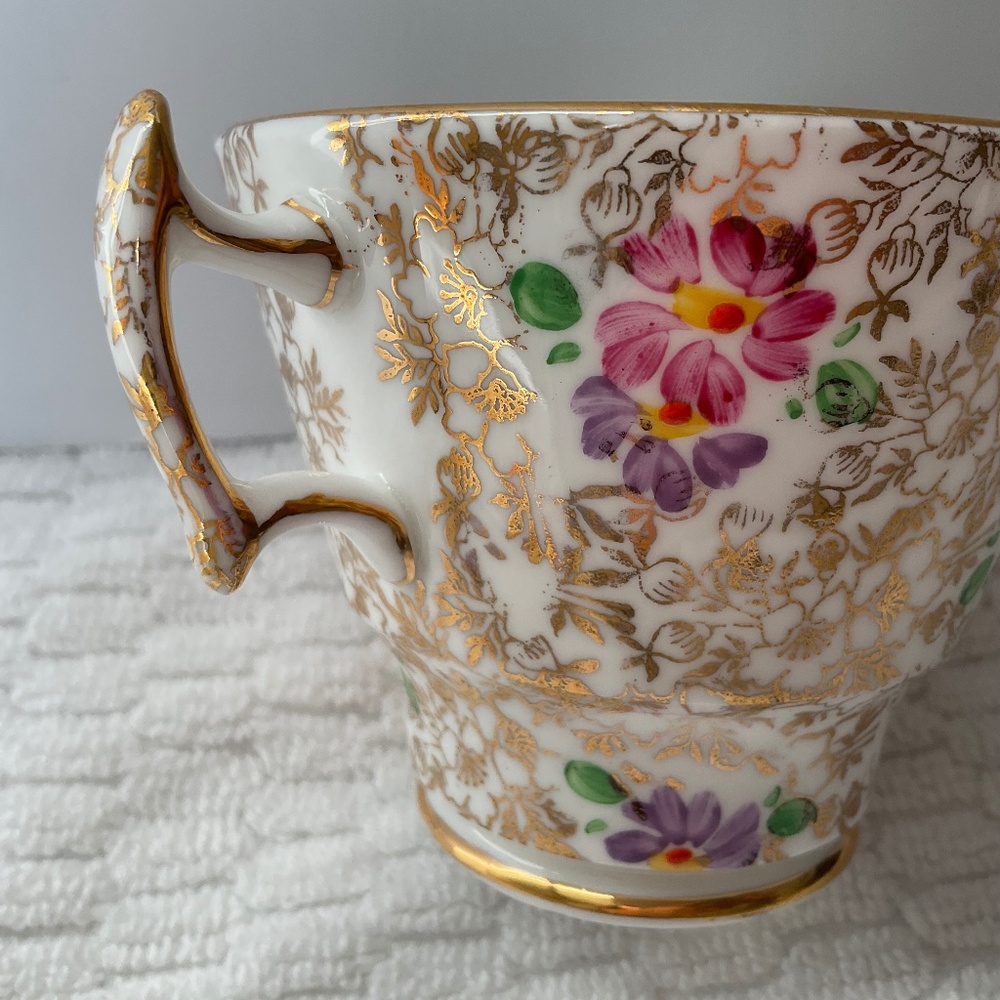 Phoenix Bone China - T. F. & S. Ltd - Teacup and Saucer Made in England - Picture 5 of 16